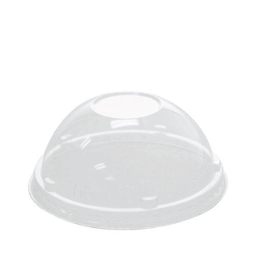Karat C-KDL87-PET 5 oz Clear PET Plastic Food Storage Container Dome Lids - Bulk Pack of 1000 Lids for Delis, Restaurants & Meal Prep