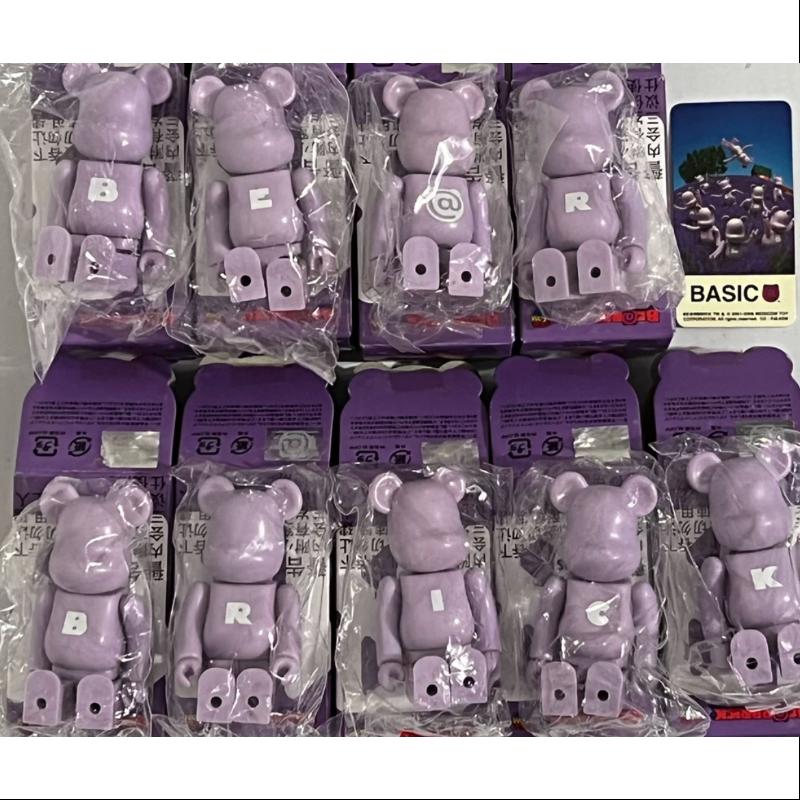 Medicom Be@rbrick Series 18 BASIC SET - 9PCS 100% Authentic Collectible Bearbrick Figures for Home Decor & Anime Collections