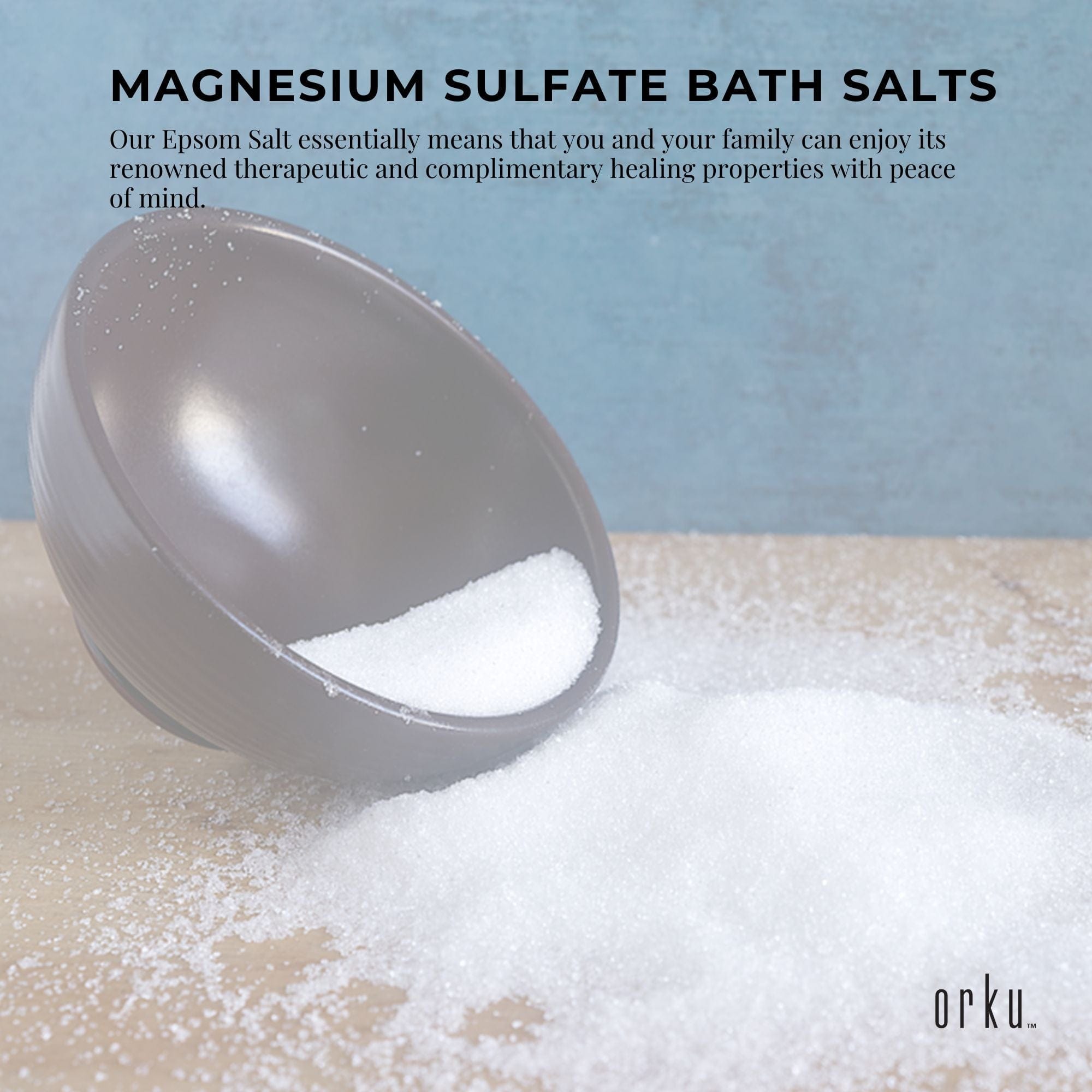1kg USP Epsom Salt Pharmaceutical Grade Magnesium Sulfate - Premium Body Bath Salts for Relaxation, Muscle Relief & Detox | Perfect for Spa, Foot Soak & Stress Relief at Home