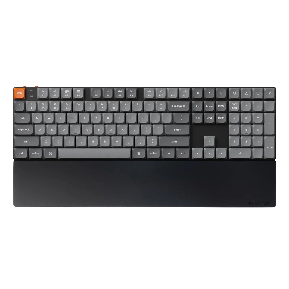 Keychron Ergonomic Silicone Wrist Rest for Keyboards - Comfortable Typing Support for Office, Gaming & Home Use