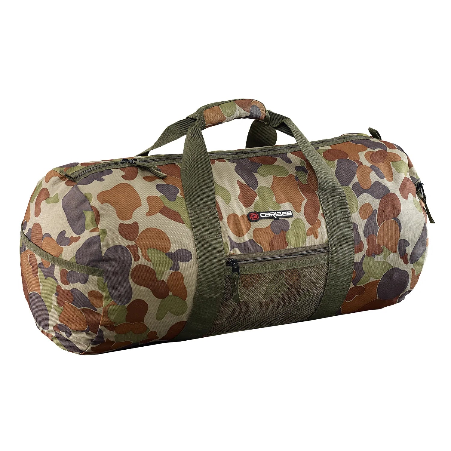 Caribee 5730 Congo 42L Camouflage Foldable Duffle Bag - Military Style Travel & Camping Gear for Outdoor Adventures