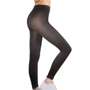 SOLIDEA Women's High Waist Compression Leggings with Micromassage - Gym Workout Yoga Running Tights (Black, Size 16) | Perfect for Fitness, Training & Everyday Wear