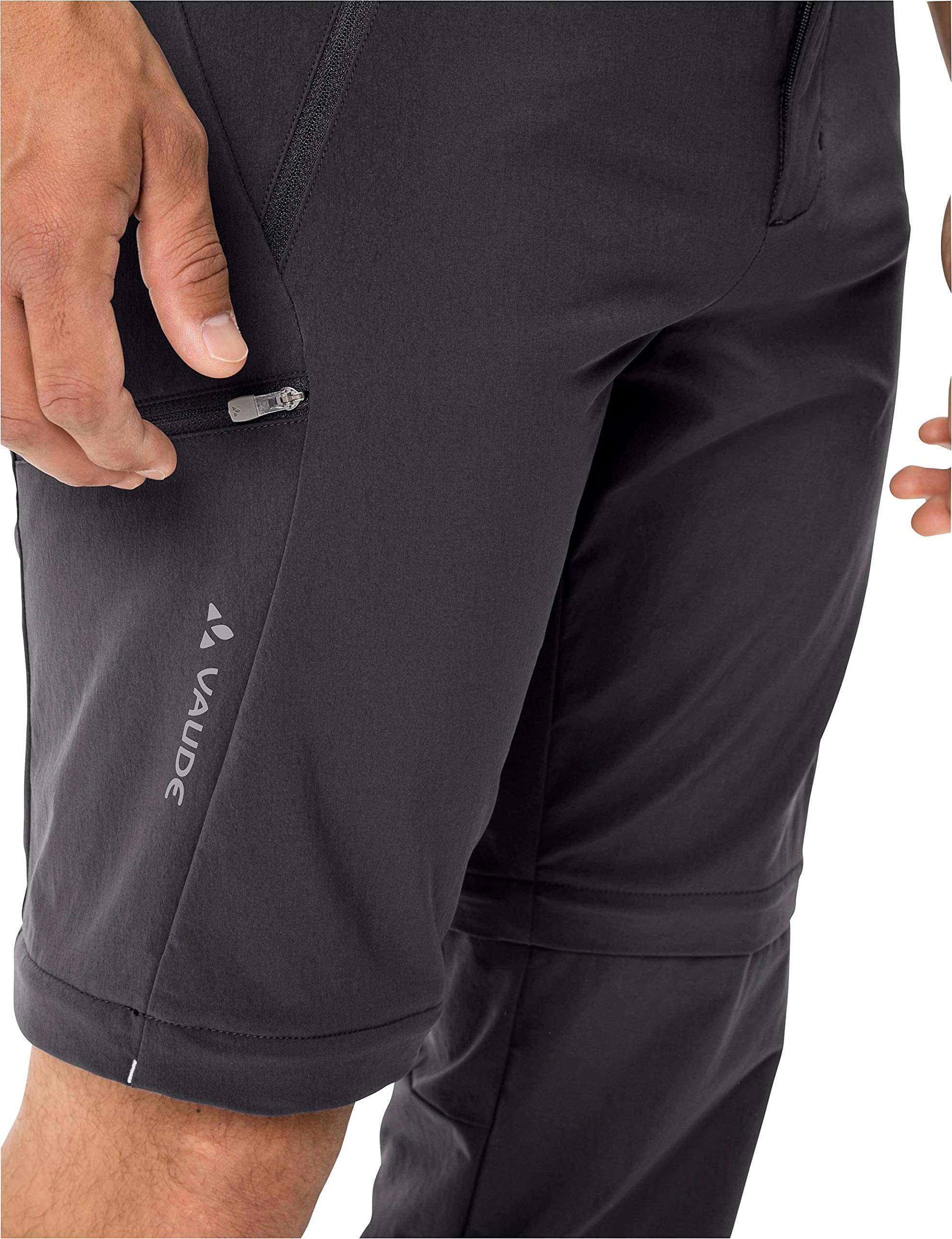 VAUDE 42642 Men's Farley Stretch Zo Pants II - Lightweight Hiking & Outdoor Adventure Trousers for Trekking, Camping & Travel