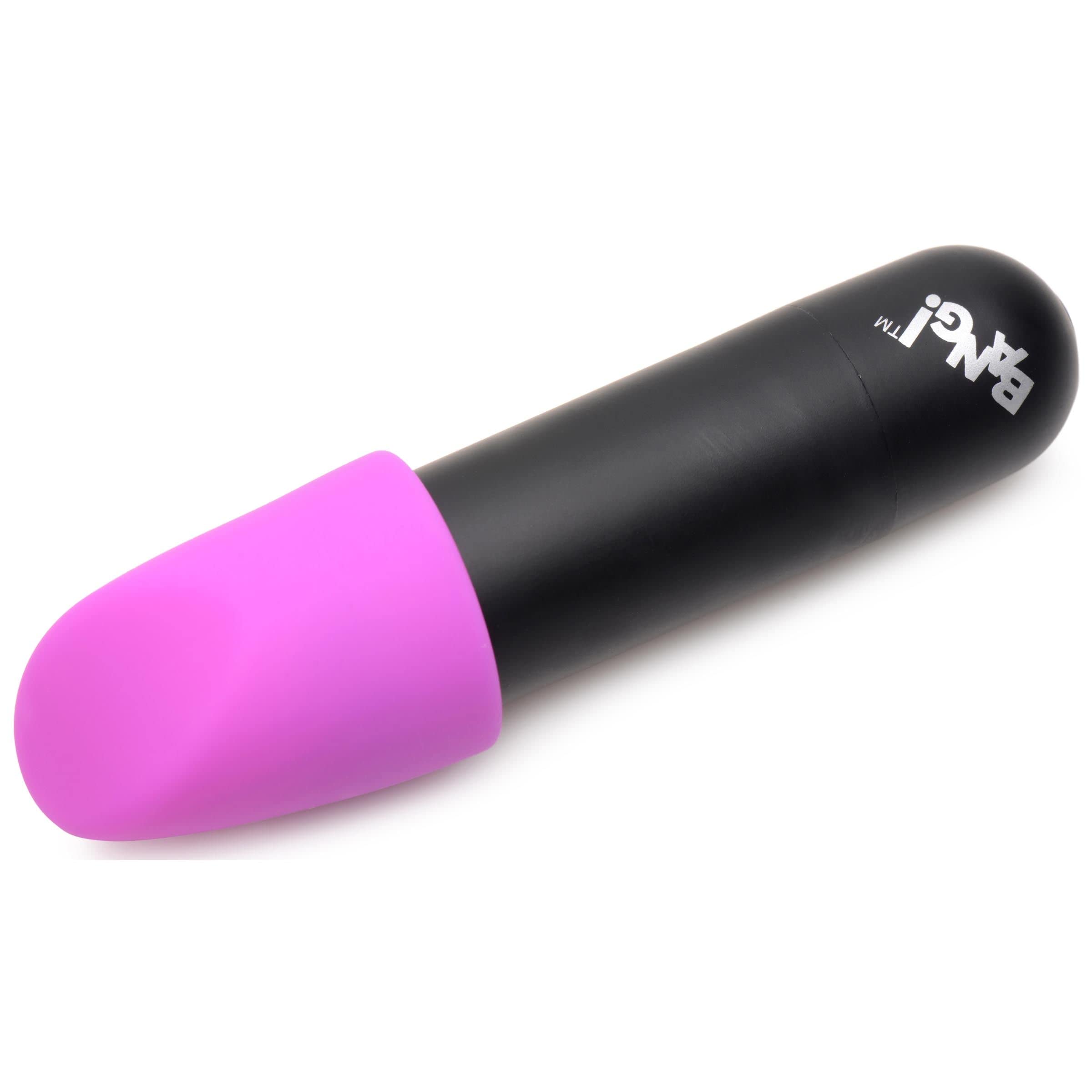 BANG! Bullet Vibrator for Women - 7 Powerful Vibration Modes & 4 Pleasure Attachments | Rechargeable, Waterproof & Body-Safe Silicone Adult Toy | Perfect for Solo Play & Couples Intimacy | G-Spot & Clitoral Stimulation | Discreet & Travel-Friendly Design