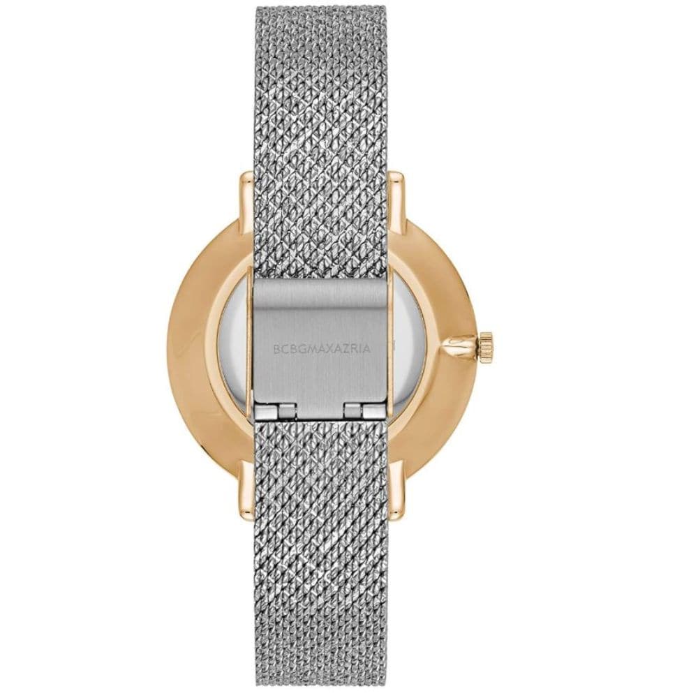 BCBGMAXAZRIA BG50996008 Women's Fashion Watch - Elegant Stainless Steel Bracelet, Water Resistant, Perfect for Office, Party & Everyday Wear