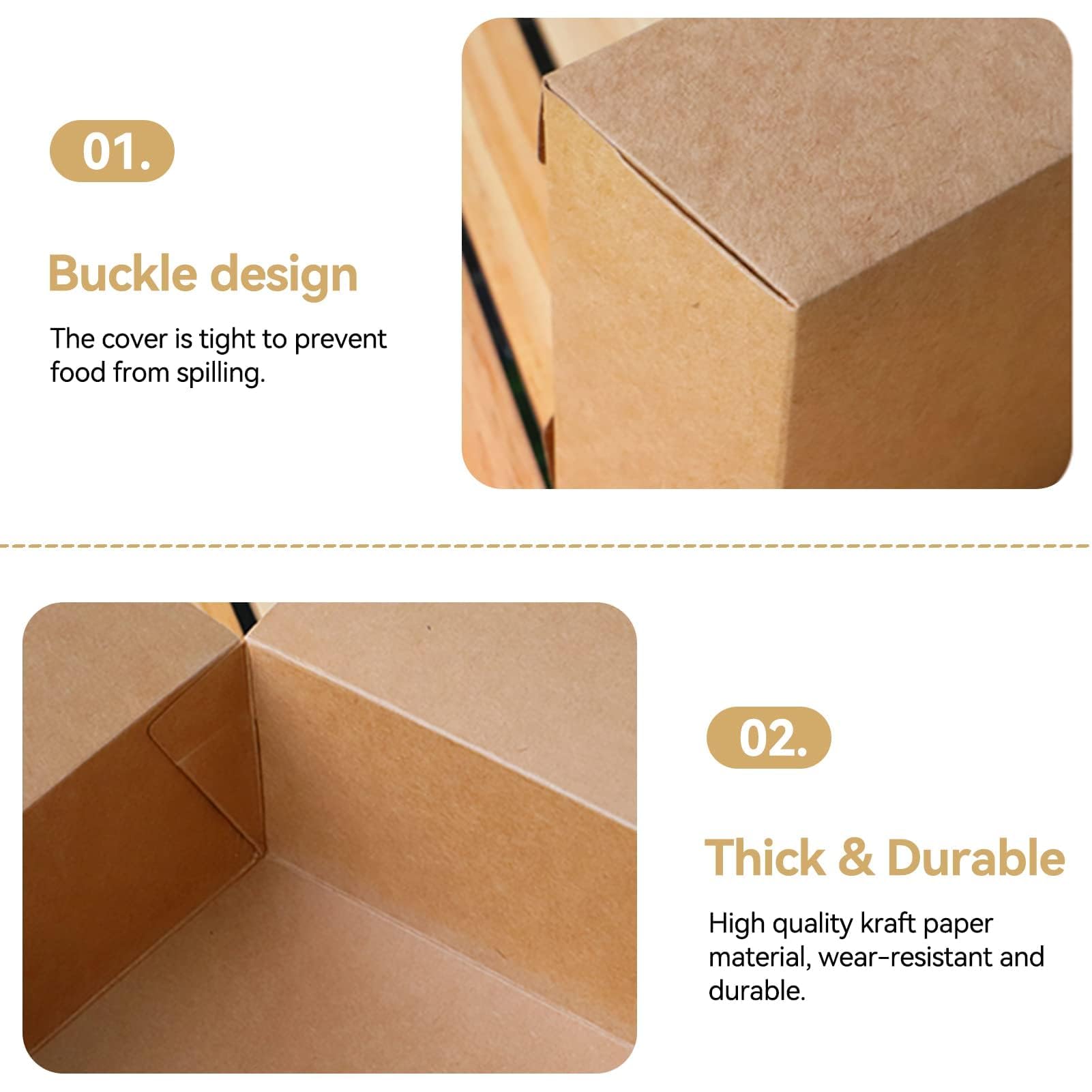 HERCHR 50-Pack 2x2x2 Inch Small Kraft Gift Boxes, Recycled Brown Cardboard Favor Boxes for Bridal, Birthday, Christmas & Party Favors - Perfect for DIY Crafts, Jewelry Packaging & Small Gift Wrapping