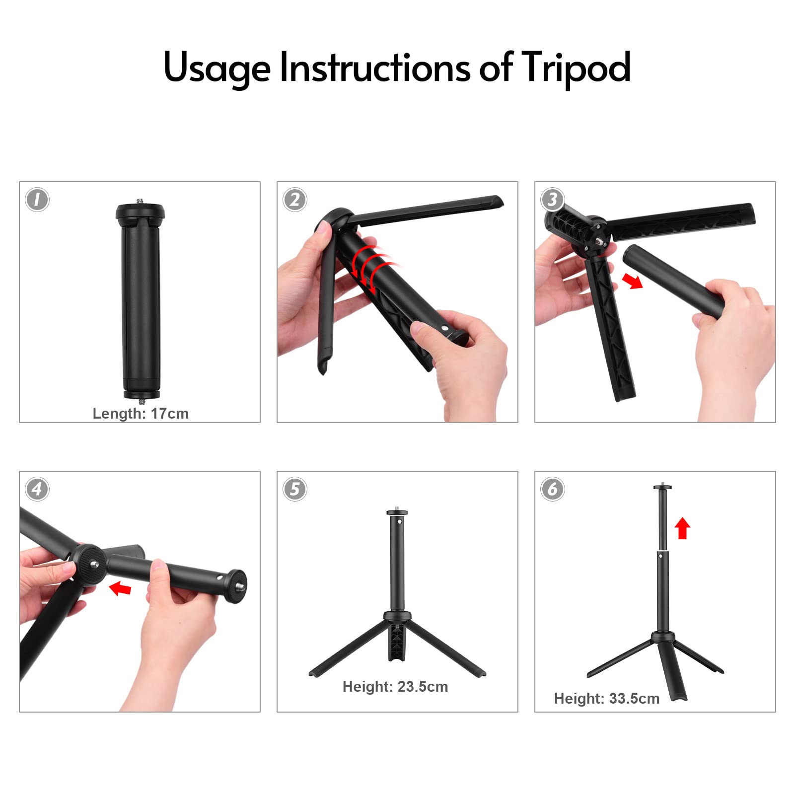 Andoer W140 RGB LED Video Light Kit - 2500K-9000K Dimmable CRI95+ Lighting with 20 Effects, Desktop Tripod & Phone Holder for Video Conference, YouTube Streaming, TikTok Videos & Photography