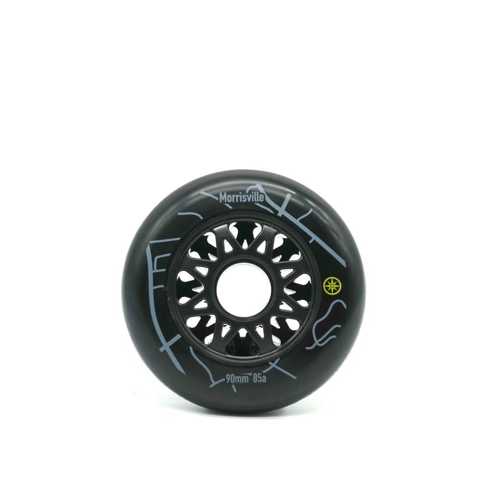 Compass Morrisville 90mm 85a Skateboard Wheels - Single Wheel for Cruising, Commuting & Street Skating - High Performance Longboard & Skateboard Wheels