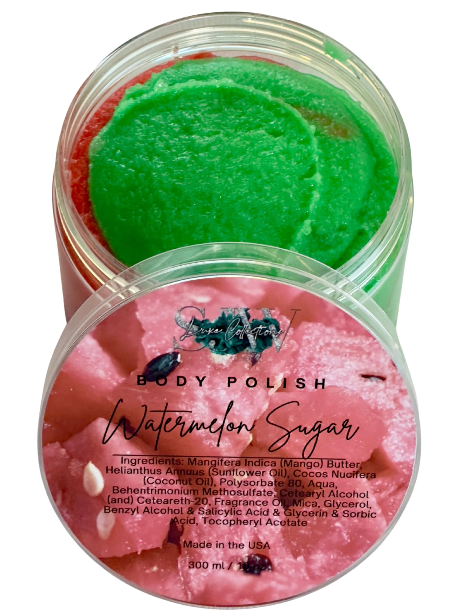 Natural Watermelon Sugar Body Scrub - Exfoliating & Moisturizing for Smooth Skin | Perfect for Spa Day & Self-Care Routine
