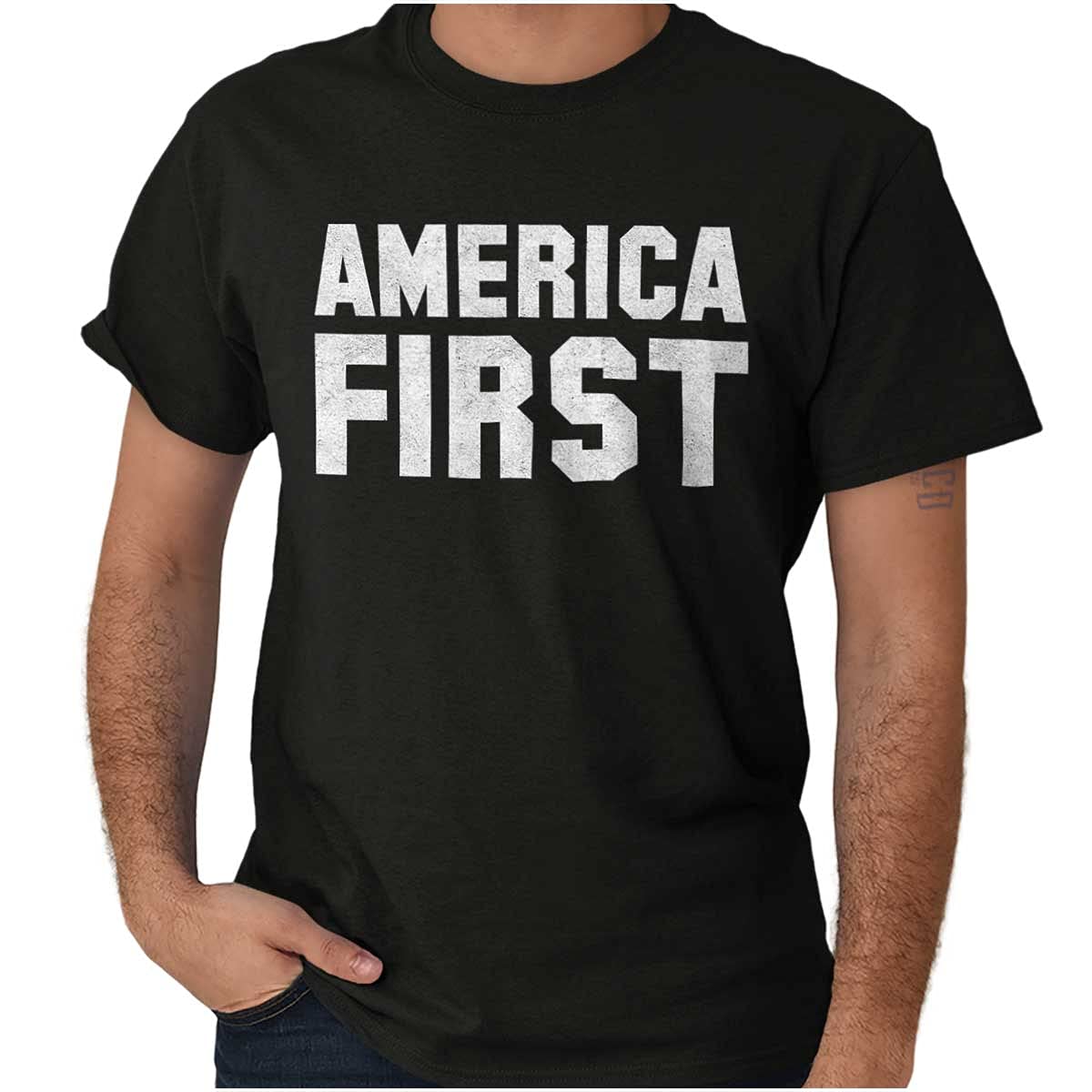 Republican America First Pro Trump USA Graphic T-Shirt for Men & Women - Patriotic Political Apparel for Rallies & Events