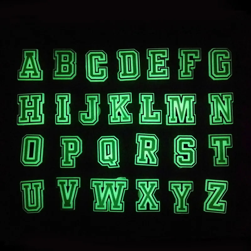 MINISO Luminous 26 Letter Shoe Charms - PVC Shoe Accessories & Decorations for Clogs, Sandals & Wristbands - Perfect for DIY Gifts, Party Favors & Summer Fashion
