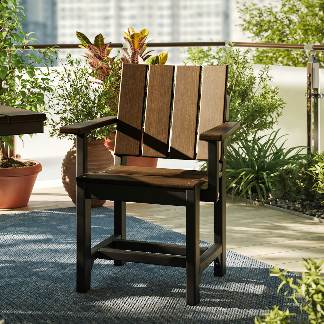 LuxCraft Modern Urban Arm Chair - Stylish & Comfortable Lounge Chair for Living Room, Office, or Reading Nook - Perfect for Small Spaces & Apartments