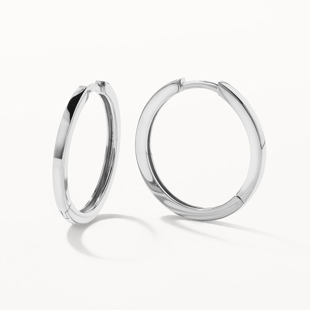 Stylish Silver Charm Hoop Earrings for Women - Perfect for Everyday Wear, Parties & Gifts