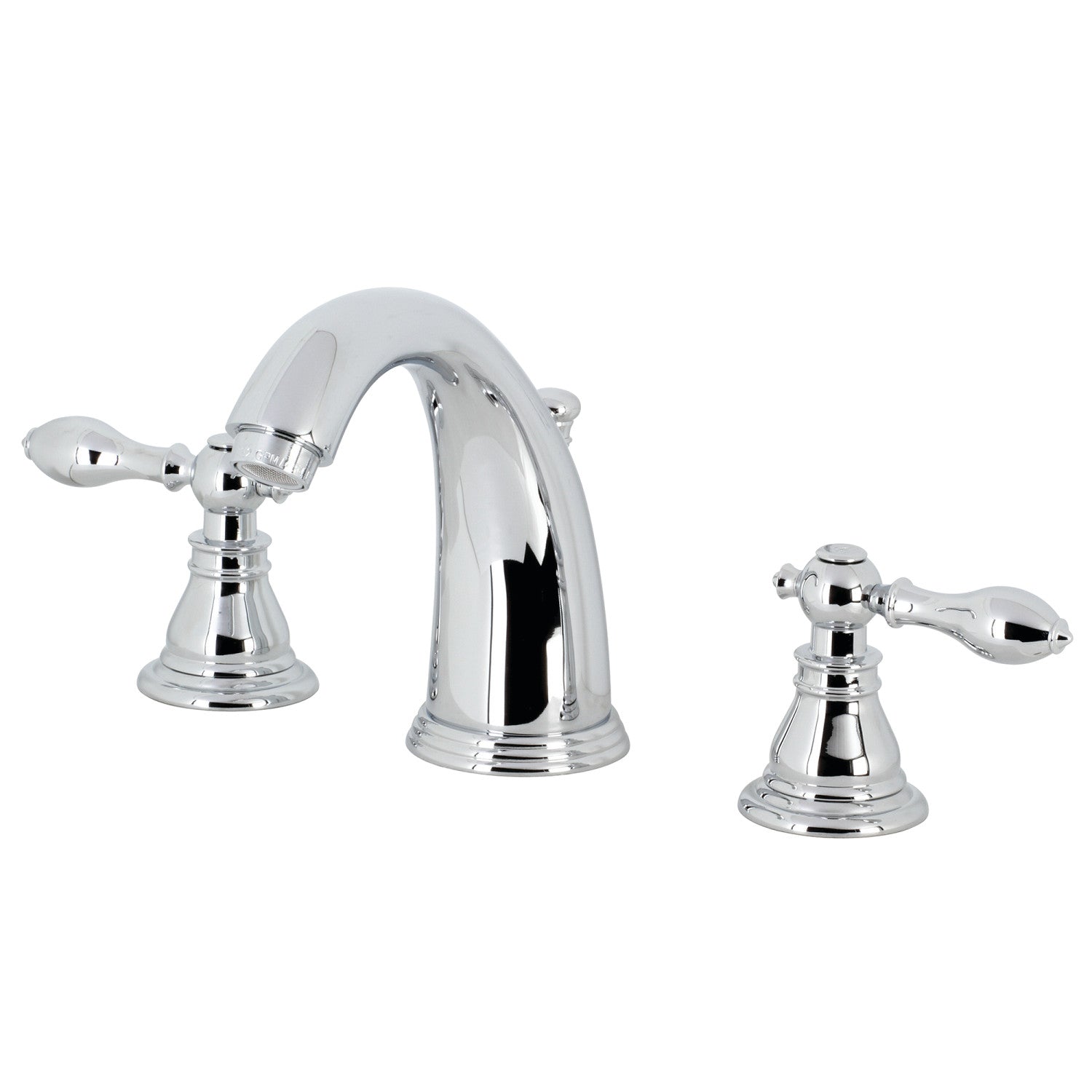 American Classic KB981ACL 3-Hole Widespread Bathroom Faucet - Two Handle Deck Mount with Pop-Up Drain - Polished Chrome - Perfect for Modern Bathroom Renovations and Vanity Upgrades