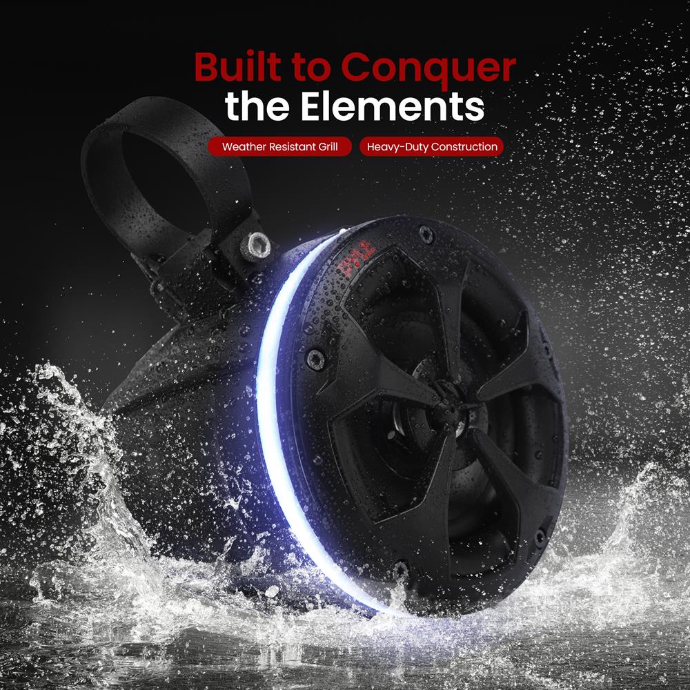 Premium Marine Wakeboard Tower Speaker System - Waterproof Bluetooth Speakers for Boats, Perfect for Outdoor Water Sports & Party Entertainment