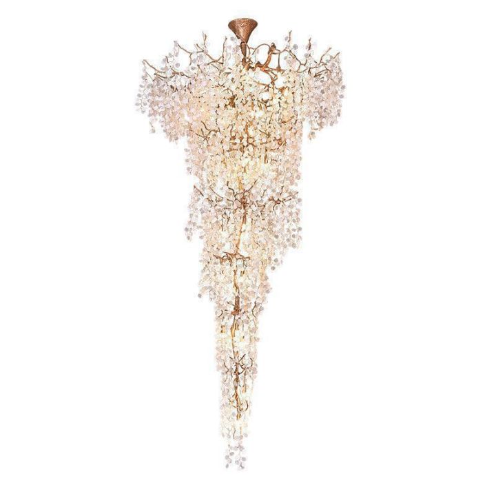 Donna Two-Tier Large Branch Chandelier - Modern Rustic Ceiling Light Fixture for Dining Room, Living Room & Bedroom Decor