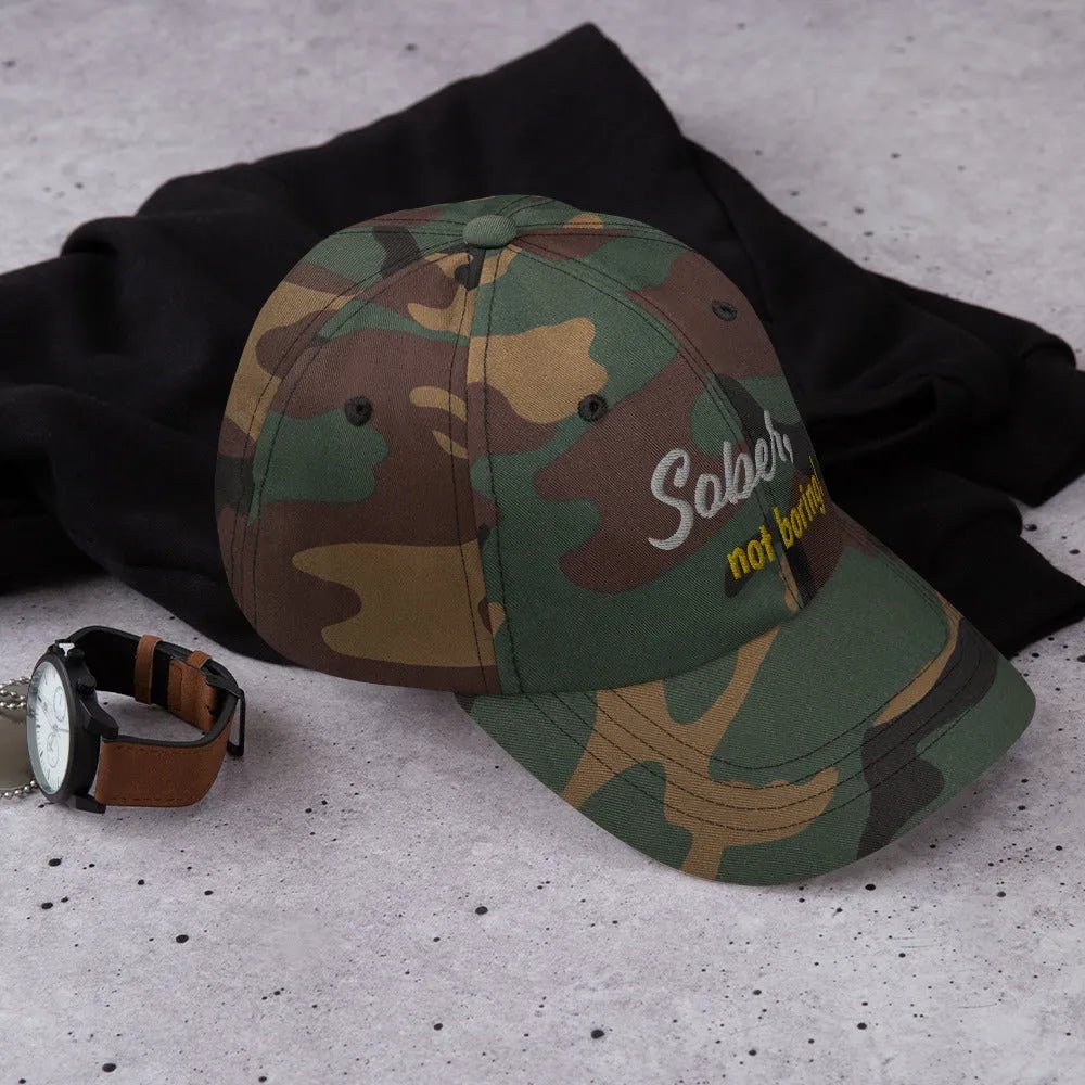 Sober Not Boring Embroidered Dad Hat - Stylish Unisex Baseball Cap for Men & Women - Perfect for Outdoor Activities, Sports, and Casual Wear