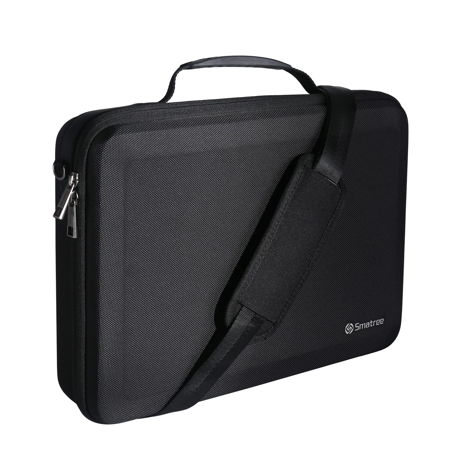Smatree Protective Hard Sleeve Case for MacBook Pro 16 inch 2021 | Compatible with 15-16 inch Laptops Including MacBook Pro 15.4 inch & Samsung Galaxy Book2 Pro 15.6 inch | Shockproof Travel Carrying Bag with EU Power Plug Adapter | Perfect for Business Travel, Commuting & College Use