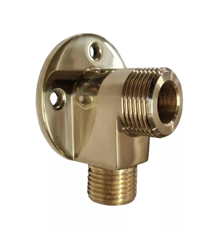 Brass Faucet Wall Mount for Exposed Pipes - Perfect for Bathroom and Kitchen Sink Installations