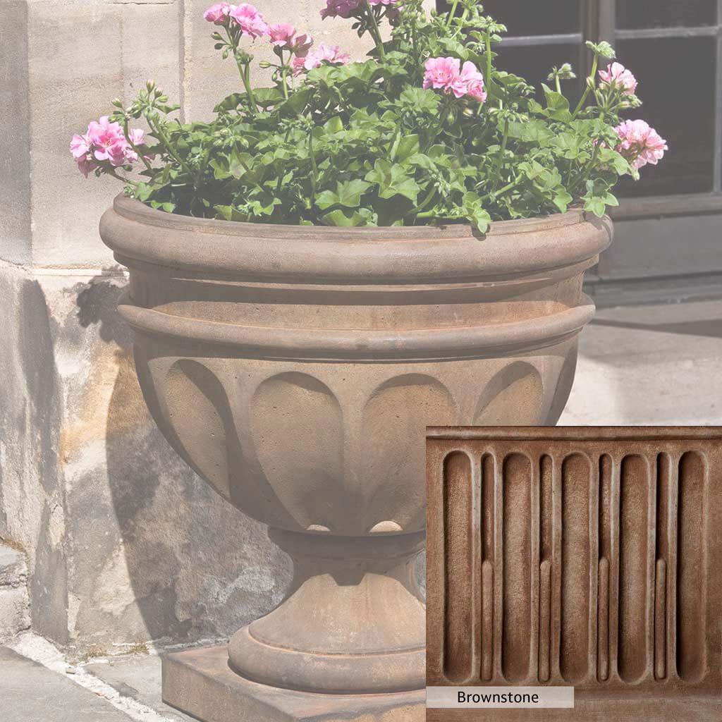 Campania International Augusta Urn - Elegant Outdoor Garden Urn for Flowers, Plants & Decor | Perfect for Patio, Porch, Cemetery & Memorial Displays
