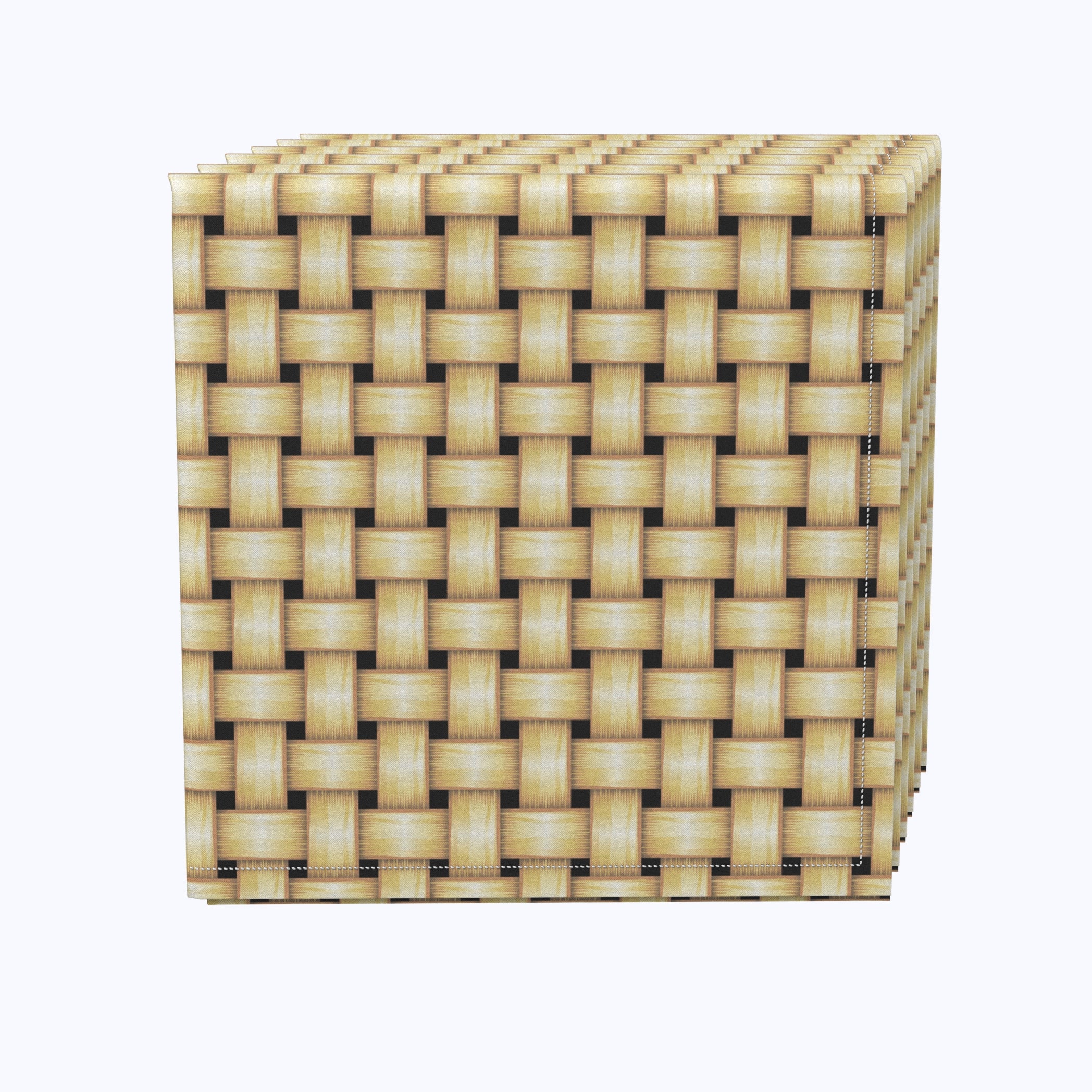 Premium Apple Pie Weave Wicker Napkins - 12 Pack Eco-Friendly Decorative Table Linens for Rustic Farmhouse Dining, Picnics & Holiday Gatherings