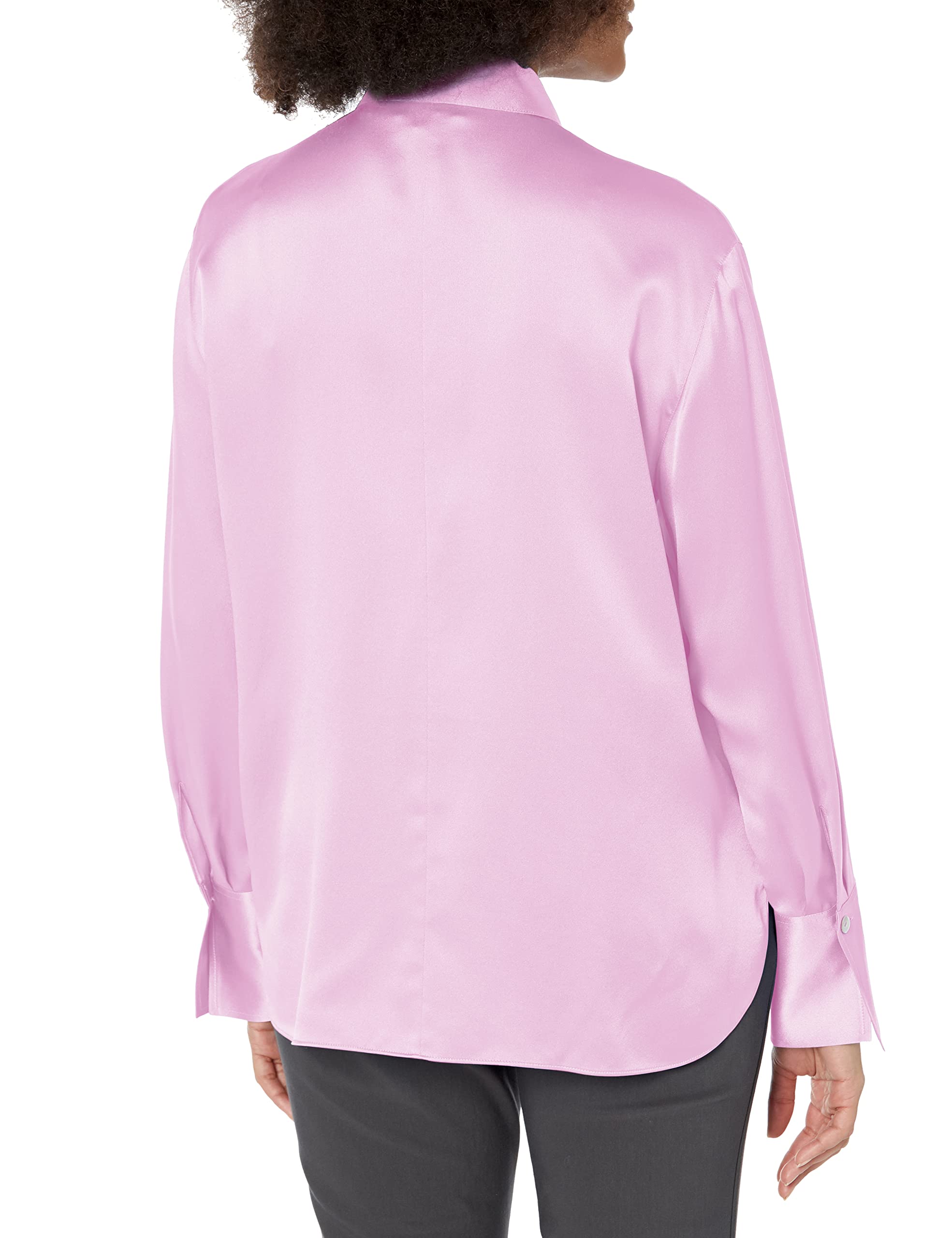 Vince Women's Relaxed Long Sleeve Blouse - Soft Casual Button Down Shirt for Work & Everyday Wear | Office, Date Night & Weekend Outfits