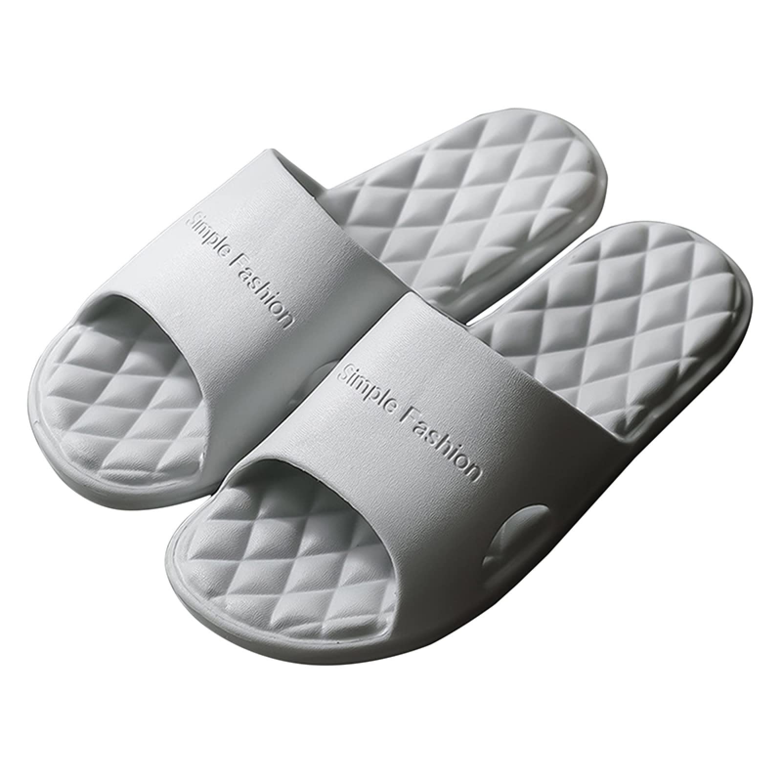 Non-Slip Bathroom Shower Slippers for Women & Men - Soft Sole Pool Slides, Beach Sandals for Home, Spa & Vacation Use
