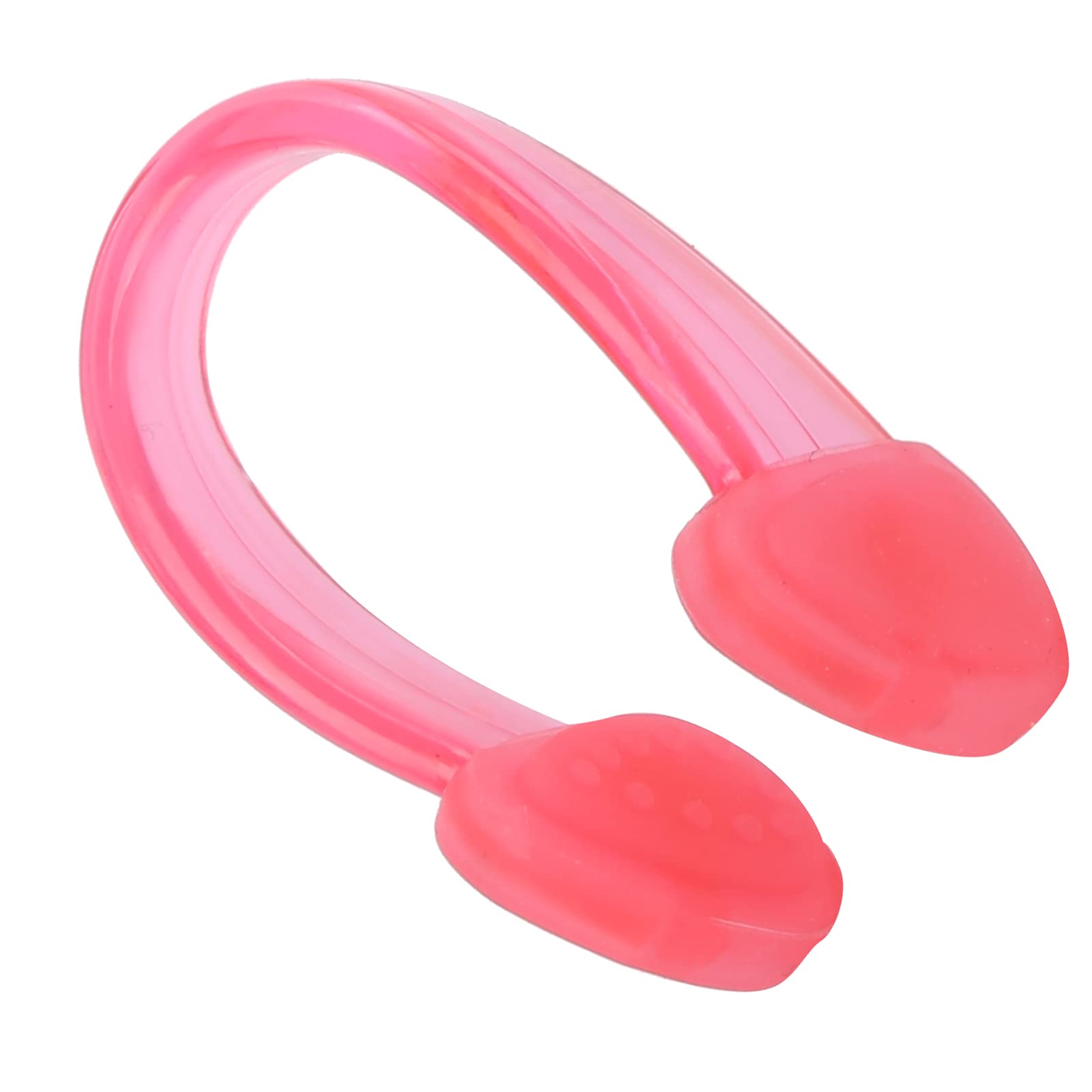 Waterproof Silicone Swimming Nose Clip - Soft Comfortable Nose Plug for Swimming, Surfing & Water Sports (Rose Red) - Ideal for Pool, Beach & Competitive Swimming