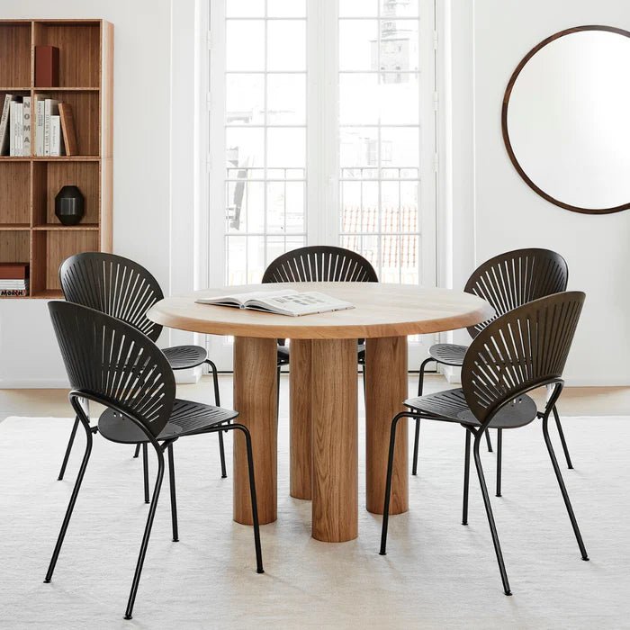 Handmade Designer Islets Dining Table - Modern Wooden Kitchen Island Table for Small Spaces | Perfect for Breakfast Nook, Apartment Dining & Cozy Home Decor