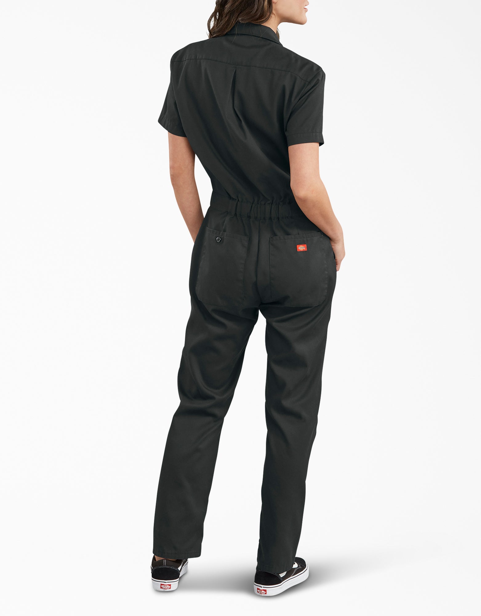 Dickies Women's FLEX Cooling Short Sleeve Coveralls - Lightweight Work Jumpsuit with Moisture-Wicking Technology for Comfortable All-Day Wear - Perfect for Mechanics, Construction Workers & Outdoor Laborers