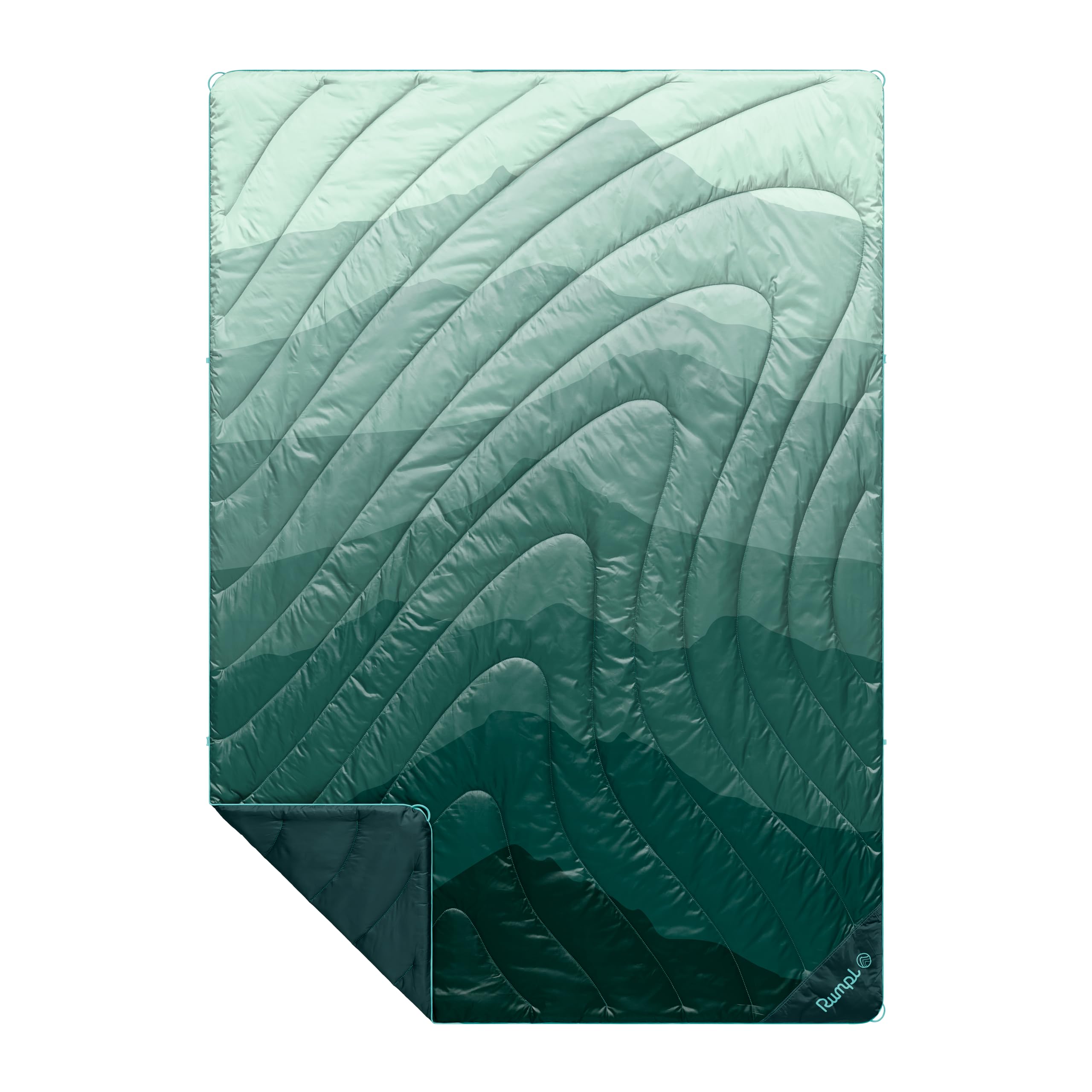 Rumpl Original Puffy Blanket - Ultra Warm Recycled Polyester Camping Blanket | Lightweight, Water-Resistant & Packable Outdoor Puffer Blanket (52