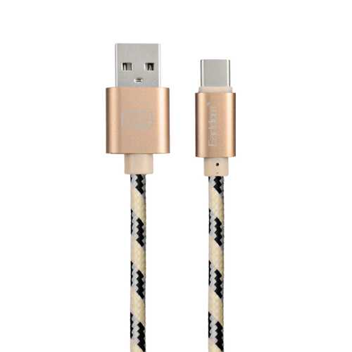 Earldom 1M USB 3.1 Type C Nylon Braided Fast Charging Cable for iPhone 15/Samsung Galaxy/Tablet - Durable & Tangle-Free Charger for Home, Office & Travel