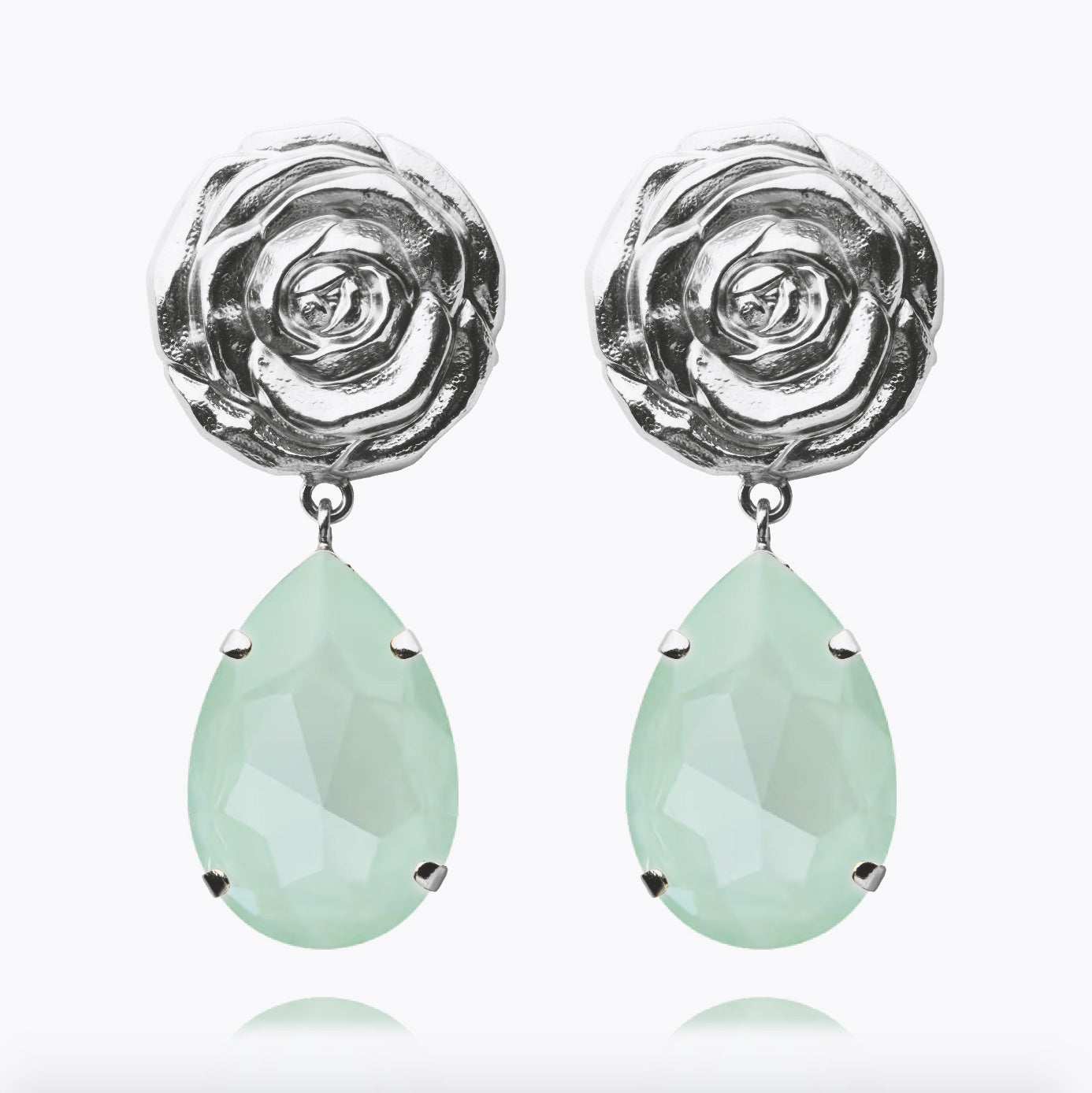Rosita Drop Earrings - Dainty Soft Mint Green Jewelry for Women | Perfect for Weddings, Parties & Everyday Elegance