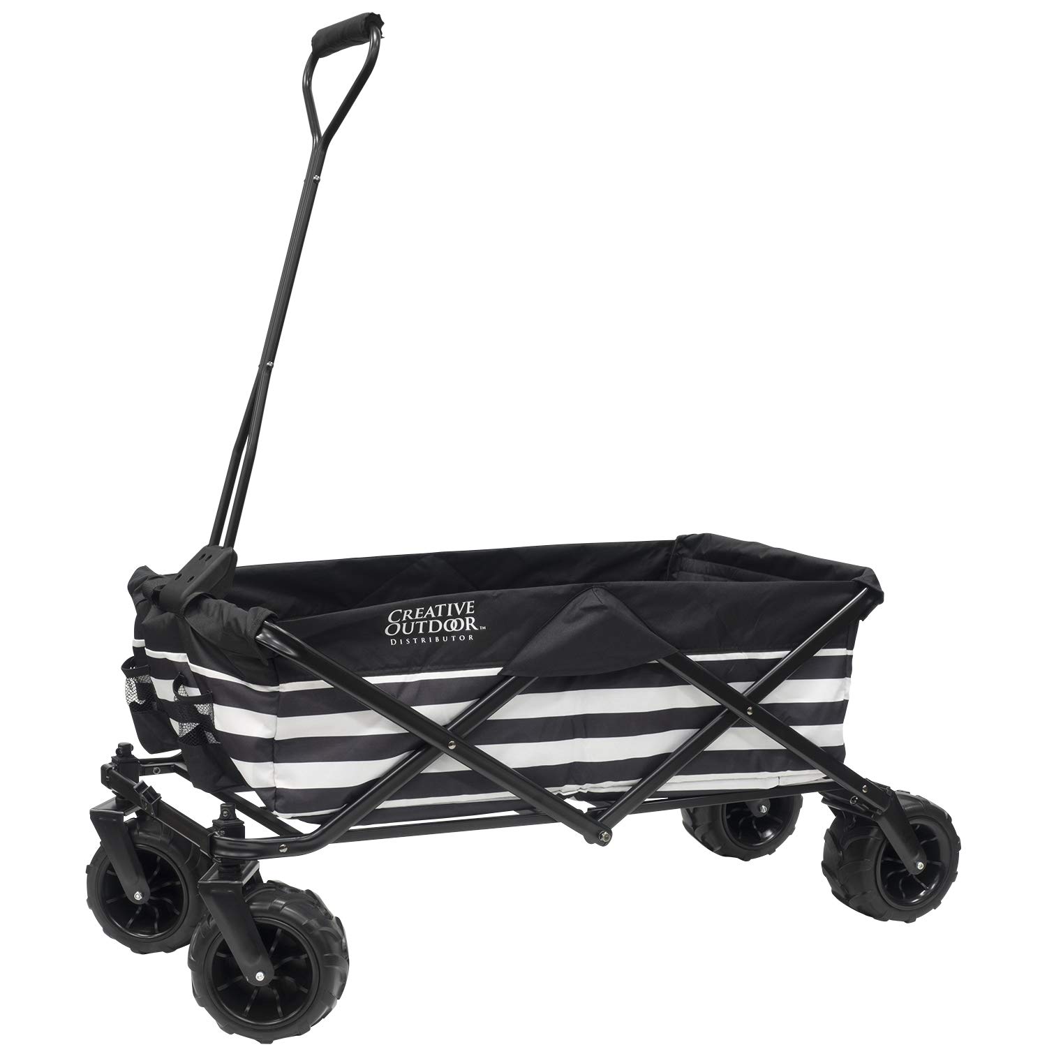 Best Collapsible Outdoor Wagon for Kids - All Terrain Push Pull Stroller & Folding Cart for Beach, Park, Garden, Sports & Camping | Perfect for Family Outings, Picnics and Outdoor Adventures