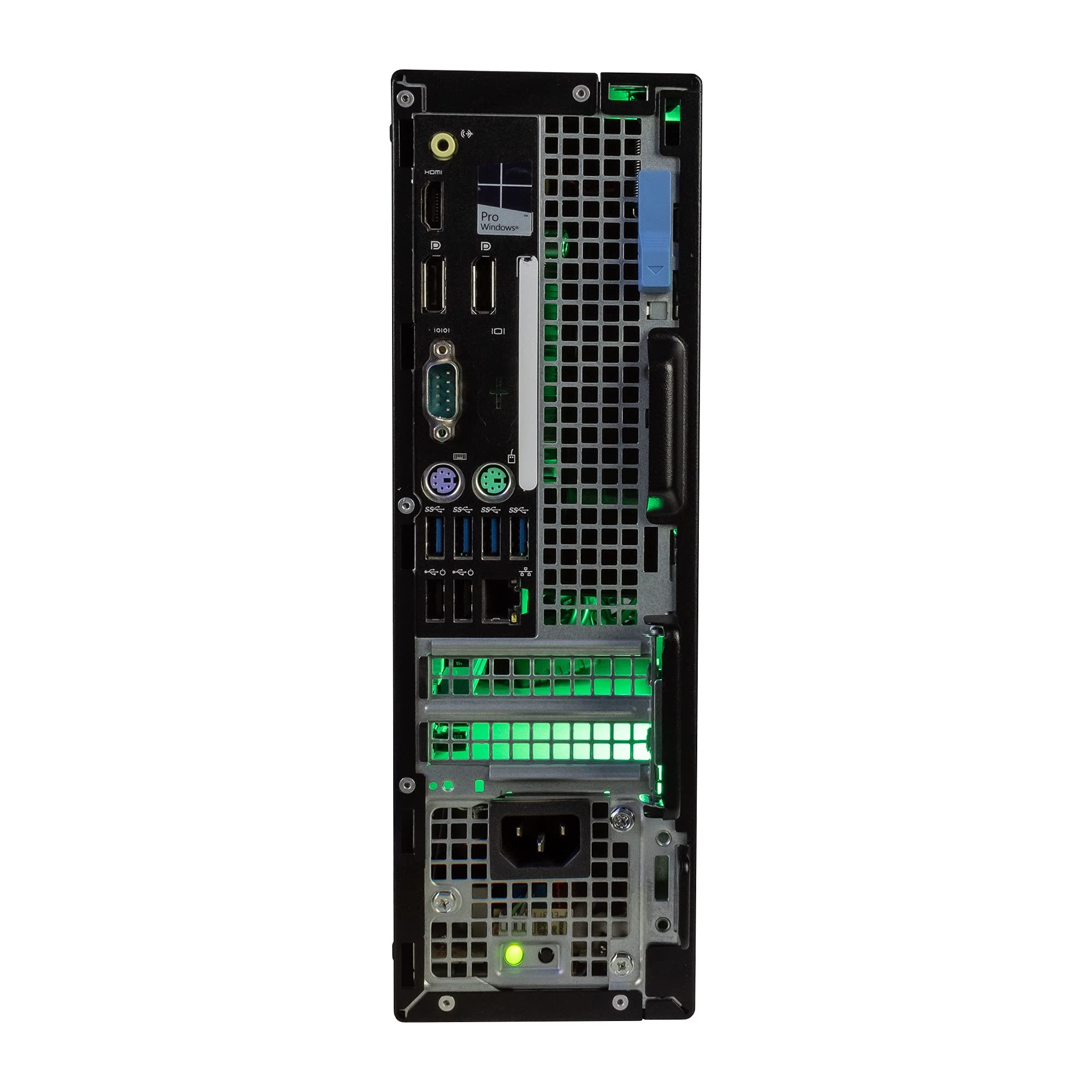 Refurbished Dell Optiplex 5050 RGB Gaming Desktop PC - Intel Core i7 Quad-Core 3.4GHz, 16GB DDR4 RAM, 500GB NVMe SSD, Windows 10 Pro - Perfect for Home Office, Business Workstation & Light Gaming (Black)