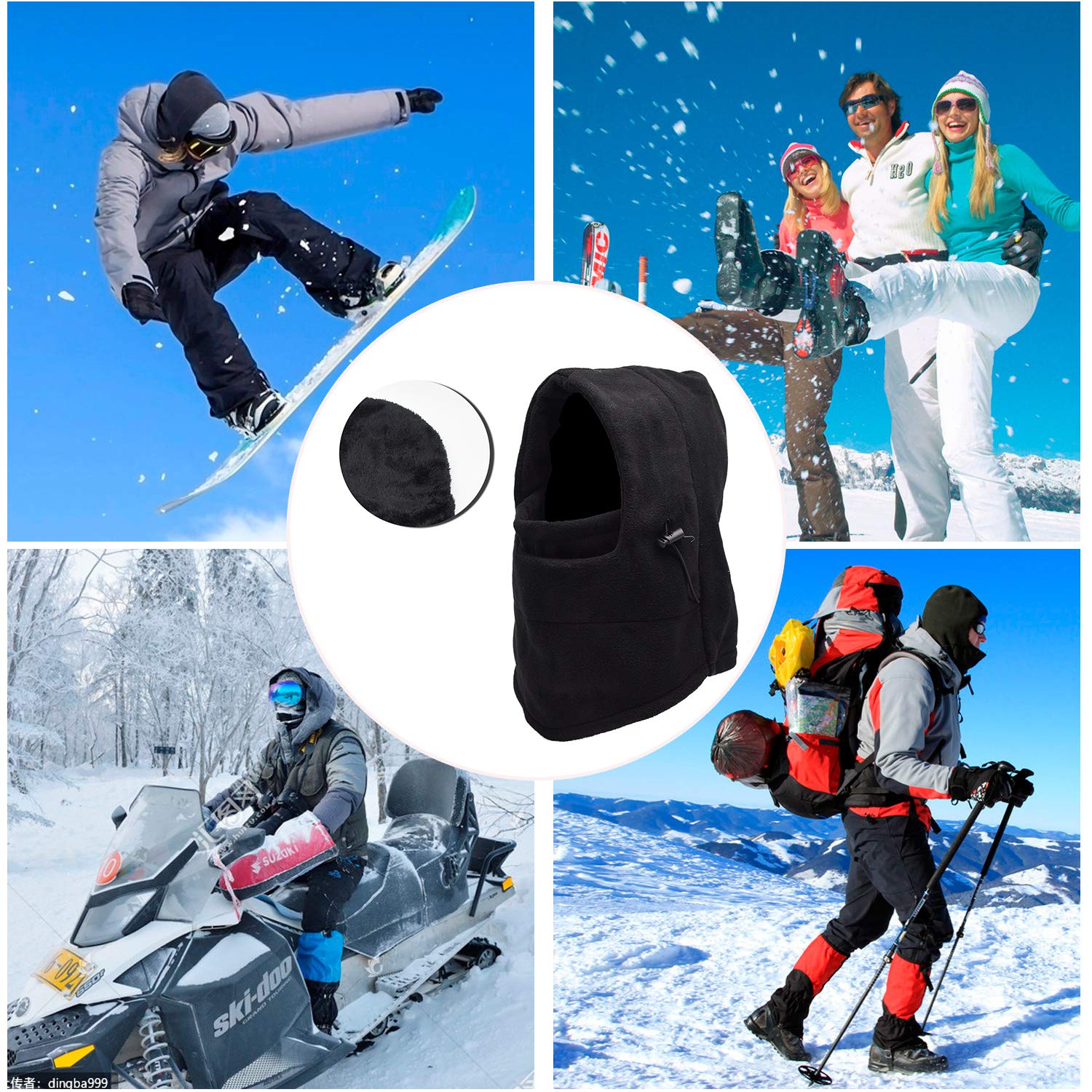 Balaclava Face Mask for Cold Weather - Windproof Thermal Ski Mask for Men & Women - Perfect for Winter Sports, Running, Cycling & Outdoor Activities