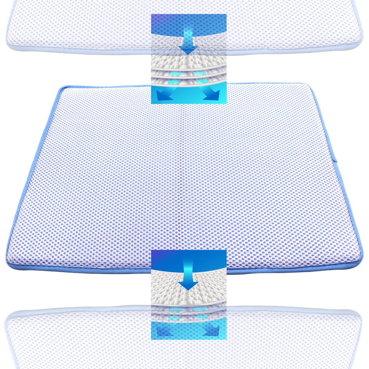HI FINE CARE Ice Cooling Mat - Gel Cold Therapy Pad for Pain Relief, Hot & Cold Compress for Back, Shoulder, Knee & Belly - Reusable Mesh Fabric Injury Recovery Pad | Perfect for Sports Injuries, Post-Surgery Recovery & Muscle Soreness