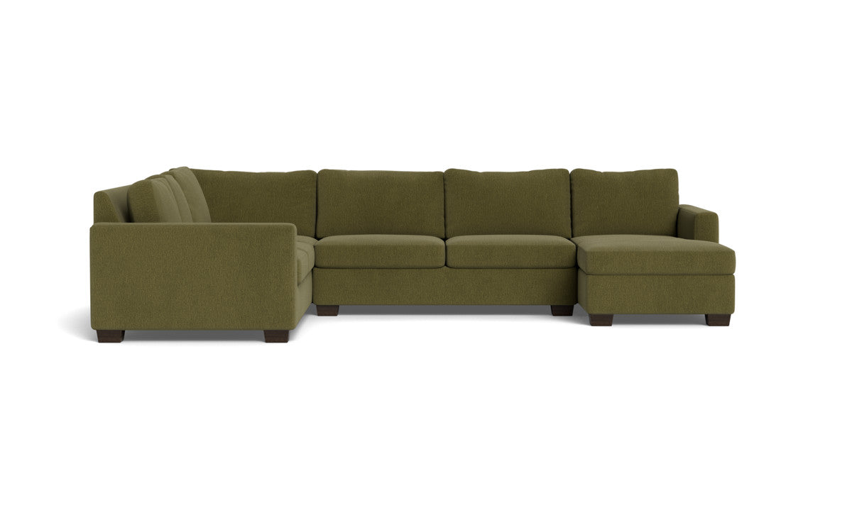 Track 141 Corner Sectional Sofa with Full Sleeper & Right Chaise - Modern L-Shaped Couch for Small Spaces, Living Room, Apartment & Home Theater Comfort