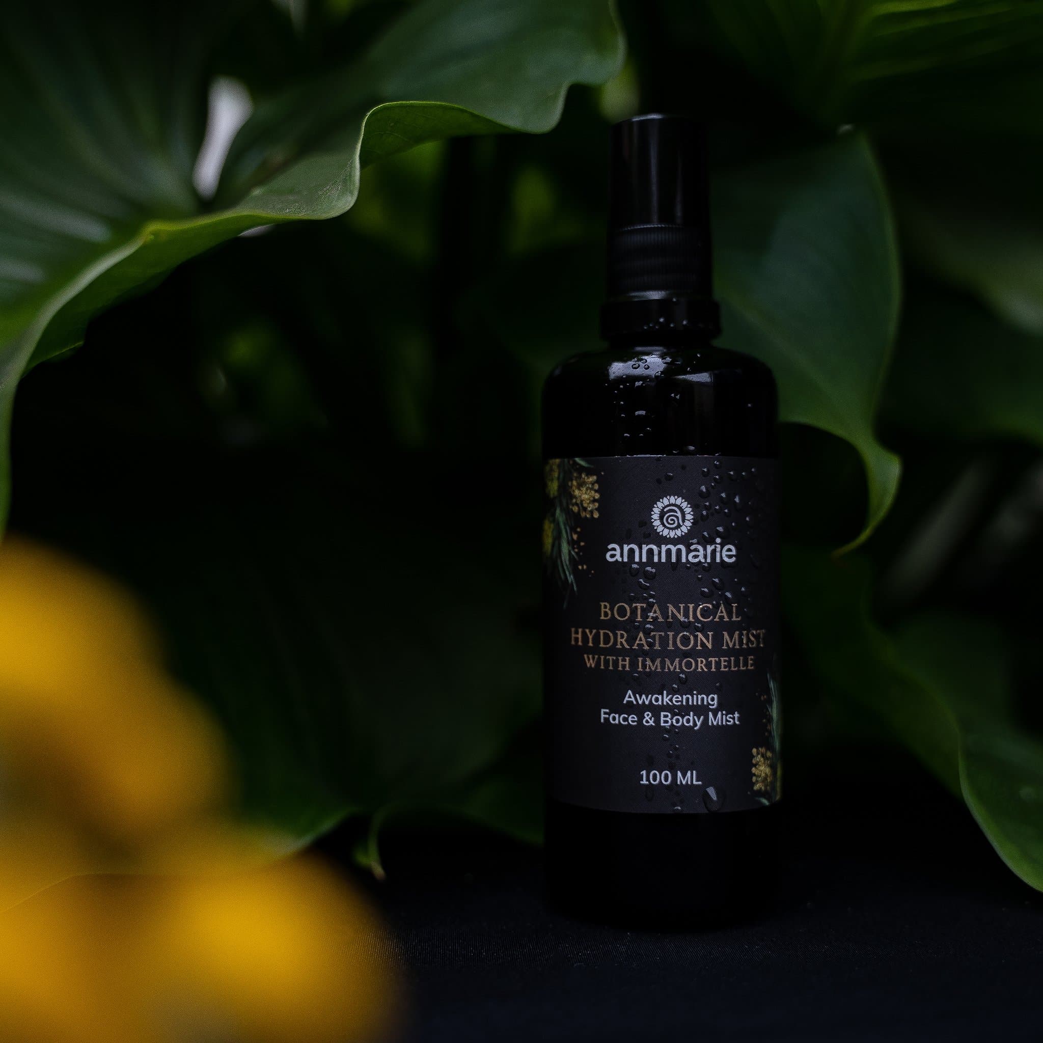 Botanical Hydration Face Mist with Immortelle Extract | Organic Floral Facial Spray for Dry Skin | Perfect for Travel, Office & Post-Workout Refreshment