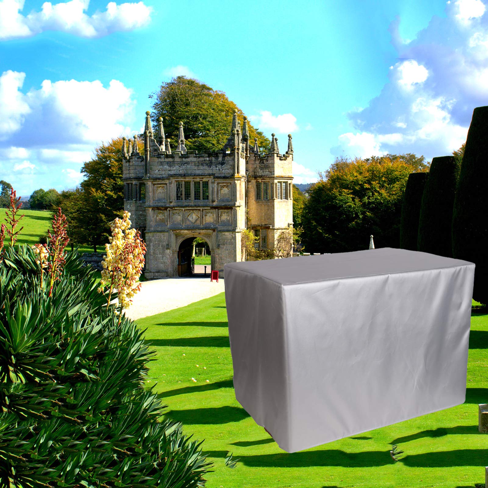 20x20x20 Inch Waterproof Heavy Duty 420D Oxford Patio Furniture Covers for Outdoor Table and Chairs Set - Perfect for Garden, Deck, and Backyard Protection