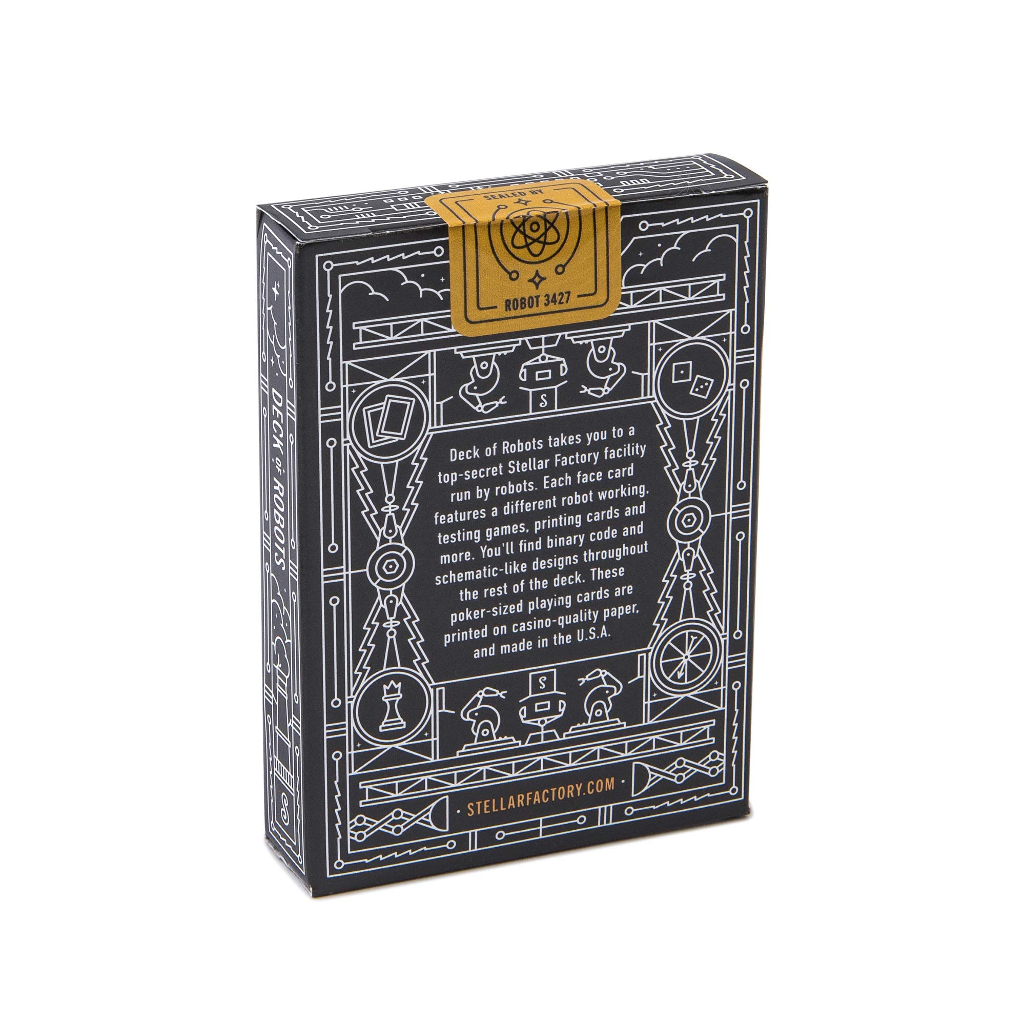 Stellar Factory Robot Playing Cards - Unique Deck Featuring Futuristic Robots | Perfect for Collectors, Card Games & Gifts