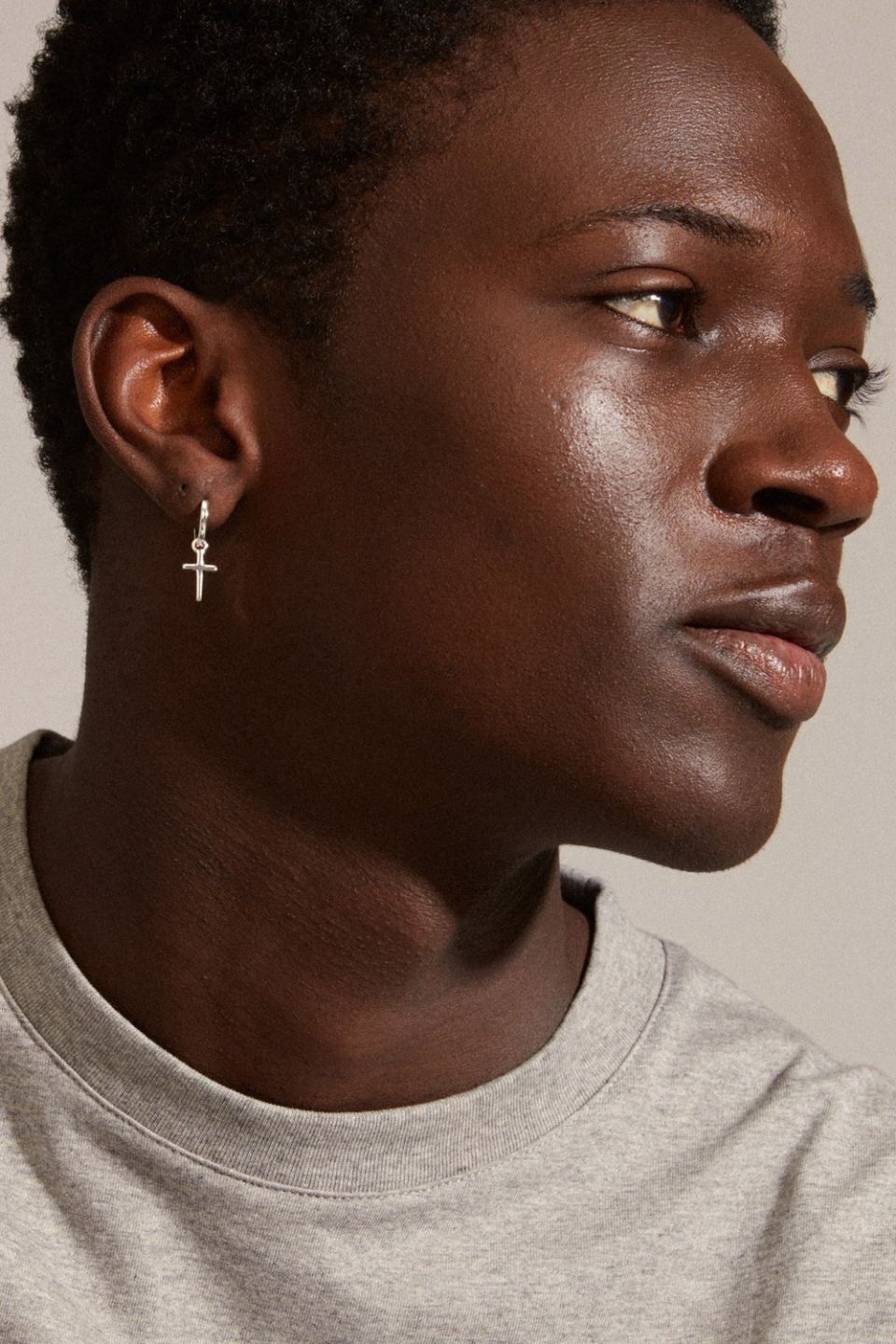 Eco-Friendly Daisy Recycled Silver Cross Earrings for Women - Perfect for Everyday Wear, Gifts & Boho Fashion