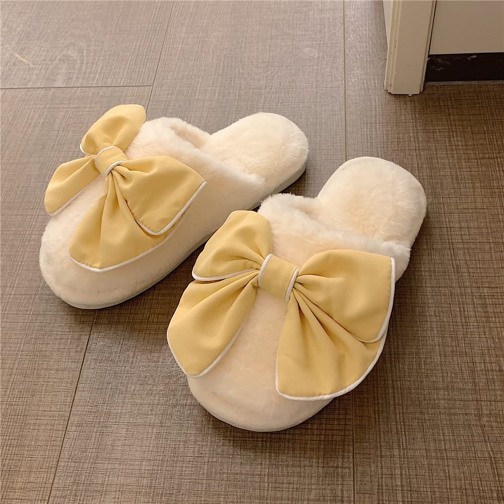Cozy Fuzzy Slippers for Women - Kawaii Plush Memory Foam House Shoes with Warm Cotton Lining - Perfect for Indoor Comfort, Lounge Wear & Gift Giving