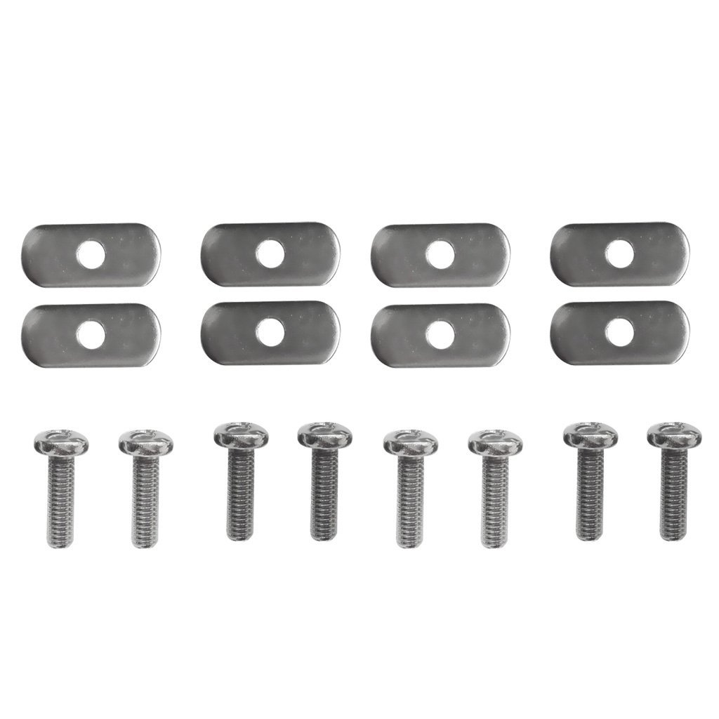 8 Sets Kayak Track/Rail Screws and Nuts - Stainless Steel Marine Hardware Kit for Kayaks, Canoes & Boats - Secure Mounting for Fishing Rod Holders, GPS Devices & Accessories