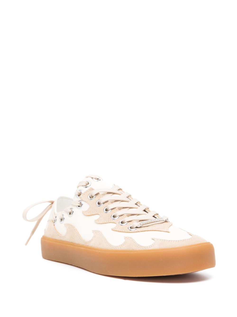 BLUEMARBLE Women's Casual Sneakers Beige - Comfortable Walking Shoes for Everyday Wear, Gym & Travel