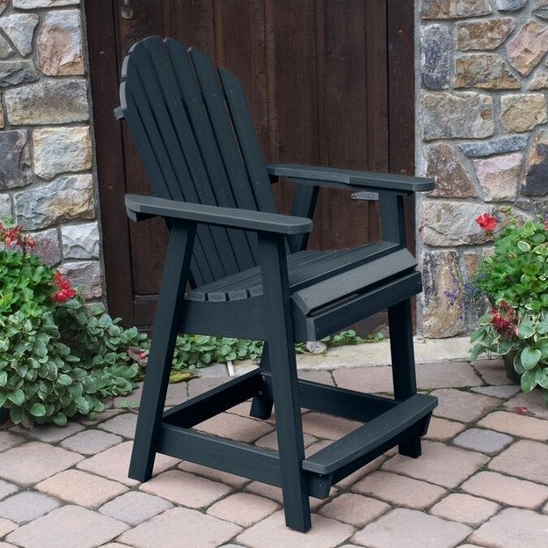 Lehigh 3-Piece Round Counter Height Outdoor Patio Dining Set with Weather-Resistant Chairs - Perfect for Backyard, Garden, and Poolside Entertaining