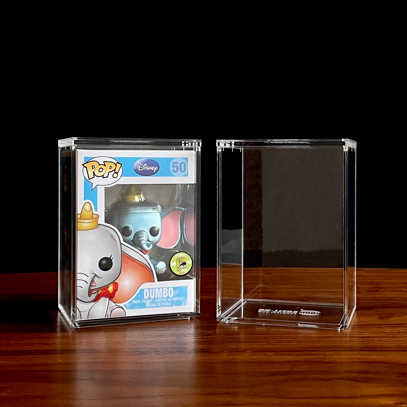 Boomloot SHELL HD Premium Protector for Funko Pop Figures - 2 Pack - Durable Display Case for Collectibles & Home Decor