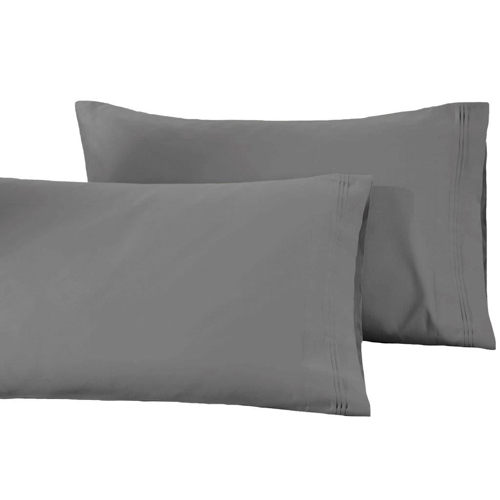 Luxury 1500 Thread Count Egyptian Cotton Pillowcase Set - 2 Piece, Ultra Soft & Breathable for Better Sleep - Perfect for Bedroom, Hotel, or Gift