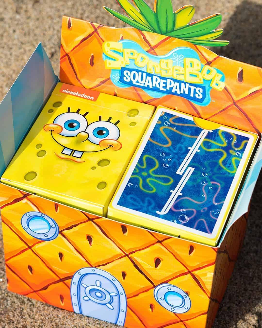 Spongebob x Fontaine Playing Cards - Premium Collectible Deck for Card Games, Magic Tricks & Gifts - Perfect for Poker, Blackjack & Cardistry Enthusiasts