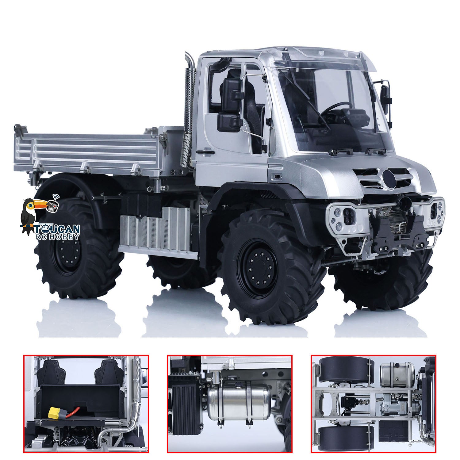 LikeRC U535 1/14 Scale 4WD RC Off-Road Crawler Car - PNP Ready with Motor, ESC & Servo - DIY Simulation Model for Rock Climbing & Trail Adventures